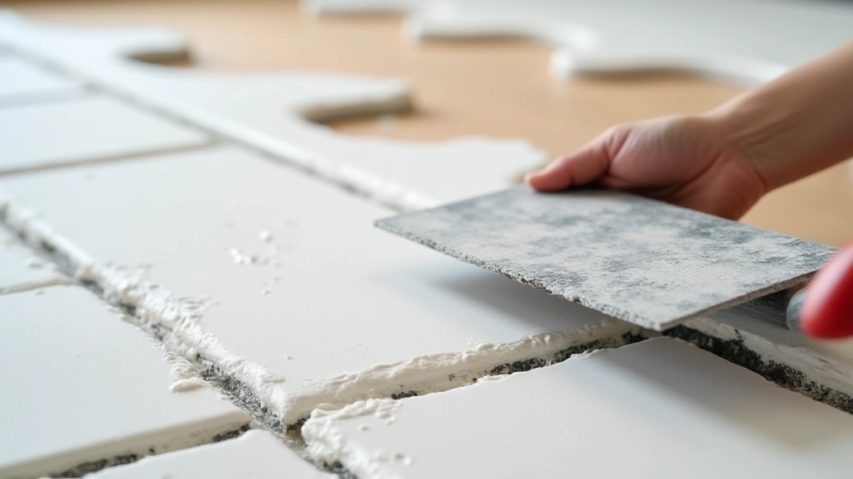 czym kleić płytki gipsowe