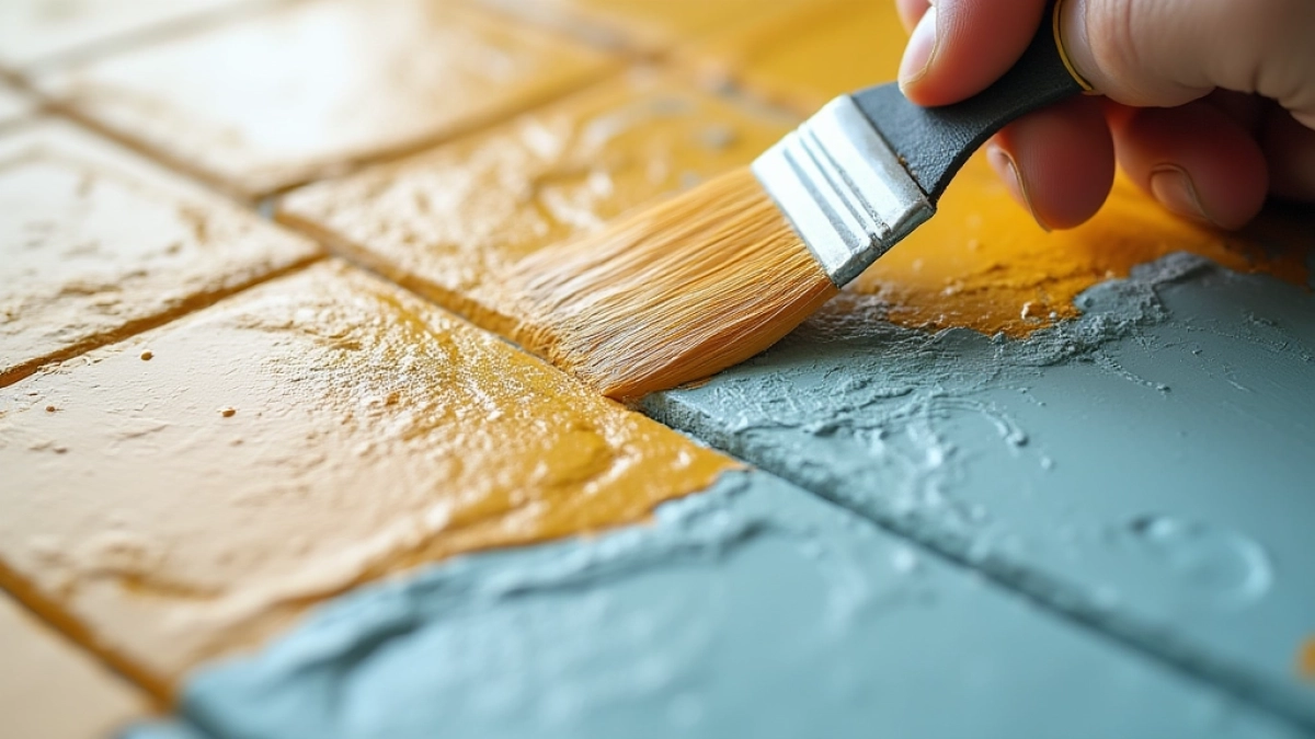 farba do płytek gipsowych