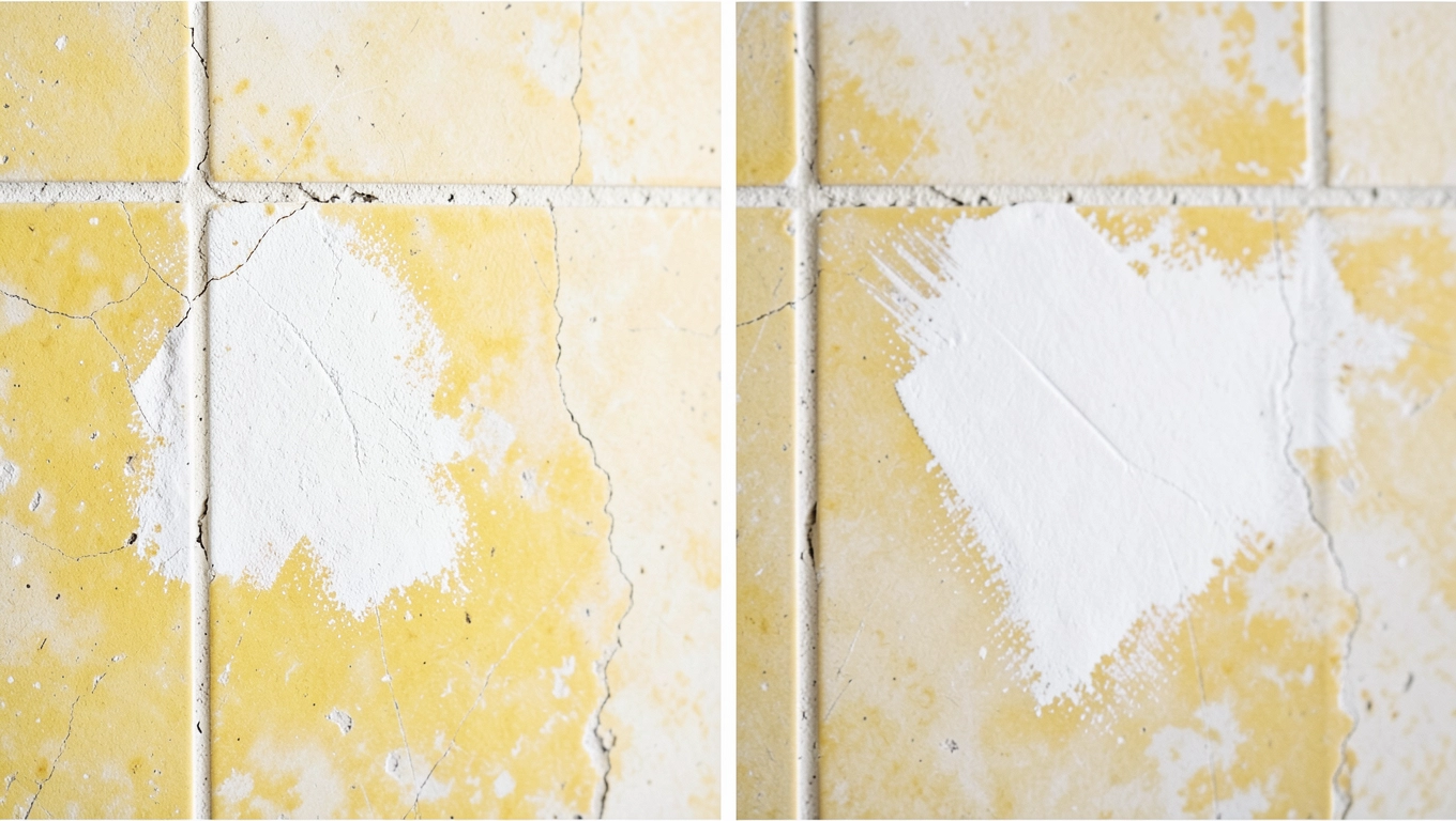 jak pomalować płytki gipsowe na ścianie