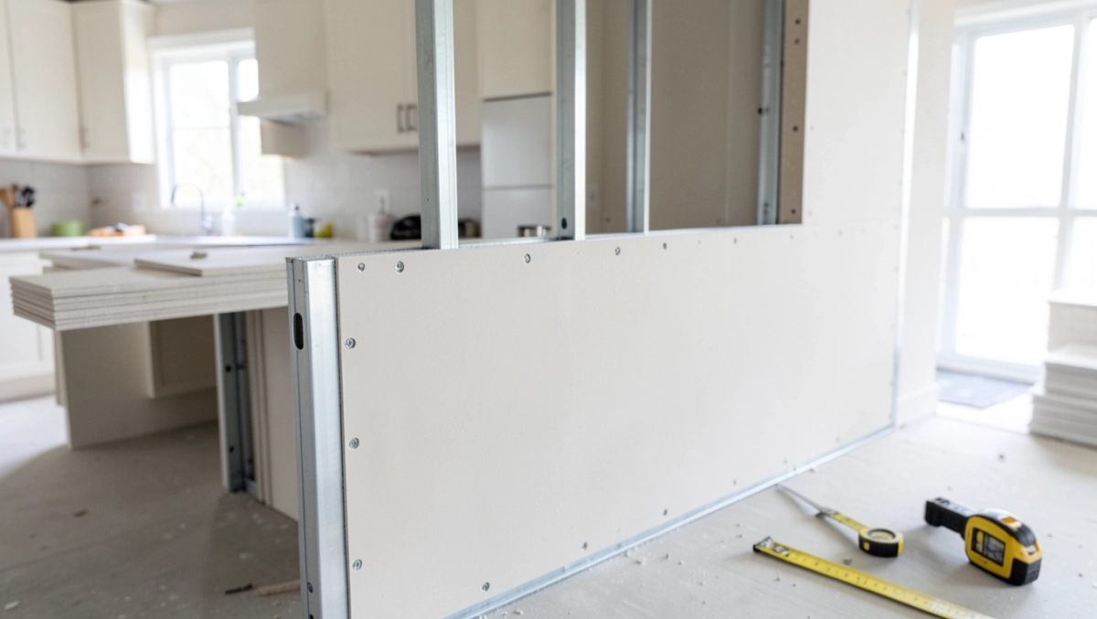 jak zrobić ściankę działową z płyty gipsowej