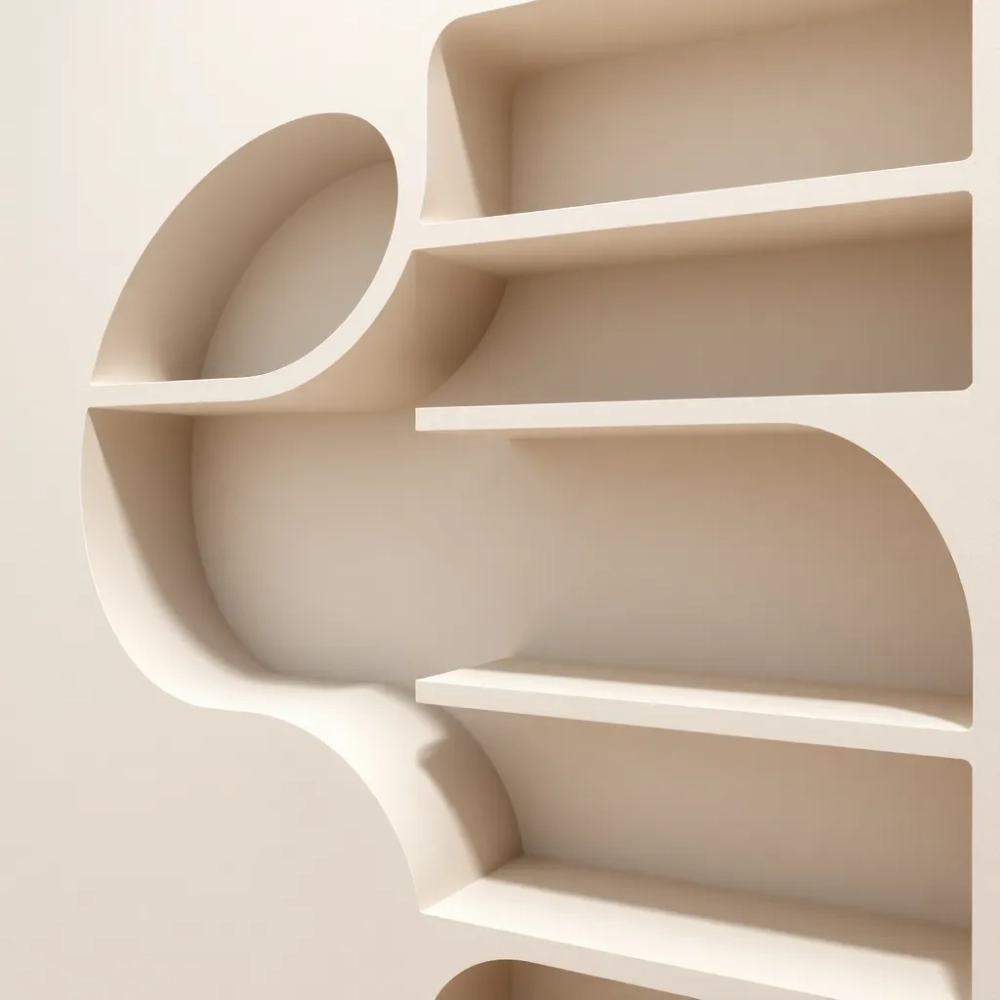 Półki z płyt gipsowych wzory