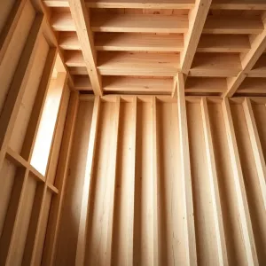 Drewniany stelaż pod płyty gipsowe