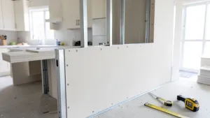 jak zrobić ściankę działową z płyty gipsowej