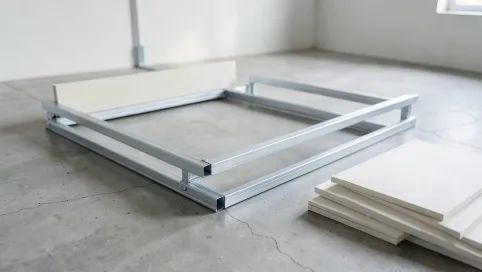 konstrukcja stelażu pod płyty gipsowe