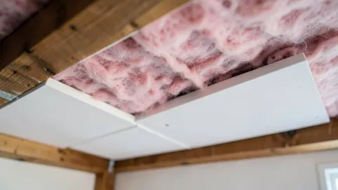 ocieplenie sufitu z płyt gipsowych