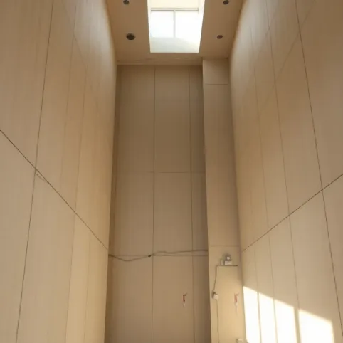 Wysokie ściany z płyt gipsowych